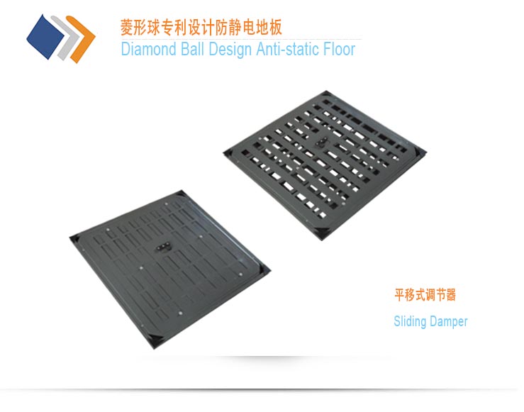 Damper for Perforated Access Floors